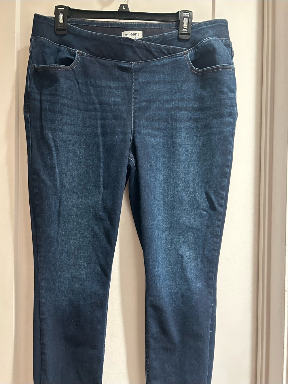 Maurices Dark Blue Pull-On Skinny Jeggings